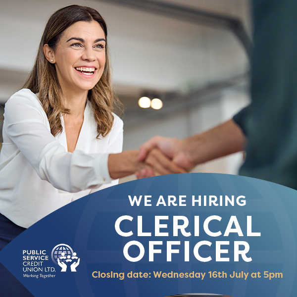 We are hiring a clerical officer