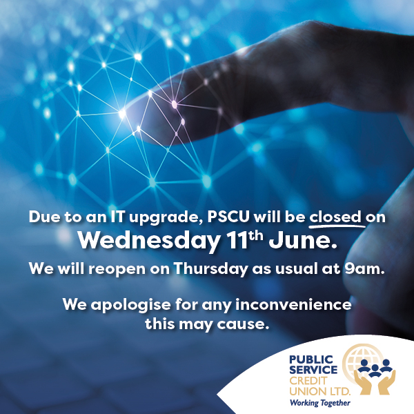 Office will be closed,  Wednesday 11th June
