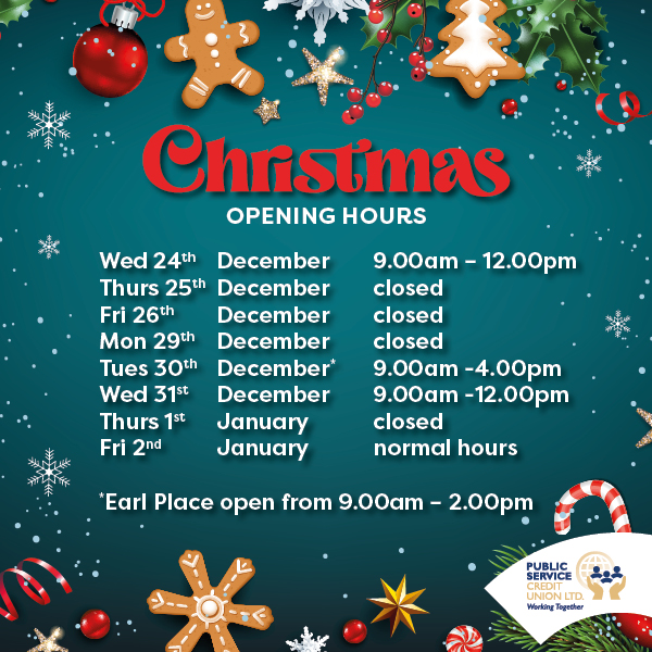 Christmas Opening Hours